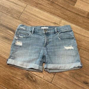 Loft boyfriend shorts 0 25 denim
